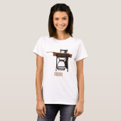 Cartoon-Abbildung der Nähmaschine T-Shirt (Vorne ganz)