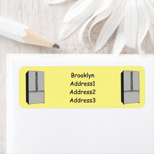 Cartoon-Abbildung des Kühlschranks (Insitu)