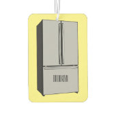 Cartoon-Abbildung des Kühlschranks Autolufterfrischer (Rückseite)