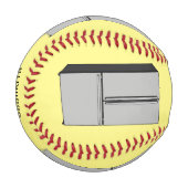 Cartoon-Abbildung des Kühlschranks Baseball (Vorderseite Links)