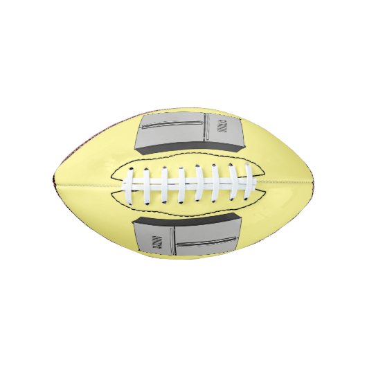 Cartoon-Abbildung des Kühlschranks Football (Vorderseite)