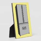 Cartoon-Abbildung des Kühlschranks Fotoplatte (Seite)