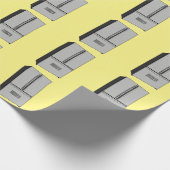 Cartoon-Abbildung des Kühlschranks Geschenkpapier (Ecke)