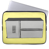 Cartoon-Abbildung des Kühlschranks Laptopschutzhülle (Vorderseite)