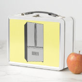 Cartoon-Abbildung des Kühlschranks Metall Brotdose (Beispiel)