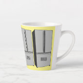 Cartoon-Abbildung des Kühlschranks Milchtasse (Rechts)