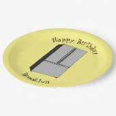 Cartoon-Abbildung des Kühlschranks Pappteller (Schrägansicht)