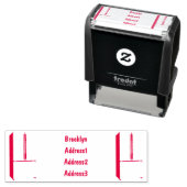 Cartoon-Abbildung des Kühlschranks Permastempel (Beispiel)