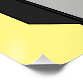 Cartoon-Abbildung des Kühlschranks Poster (Ecke)