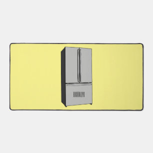 Cartoon-Abbildung des Kühlschranks Schreibtischunterlage