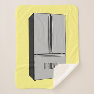 Cartoon-Abbildung des Kühlschranks Sherpadecke