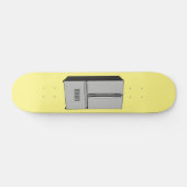 Cartoon-Abbildung des Kühlschranks Skateboard (Horizontal)