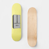 Cartoon-Abbildung des Kühlschranks Skateboard (Vorderseite)