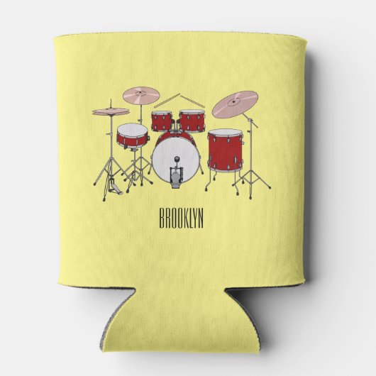 Cartoon-Abbildung Dosenkühler (Rückseite)