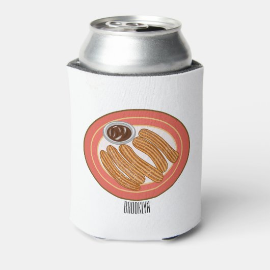 Cartoon-Abbildung Dosenkühler (Kanne Rückseite)