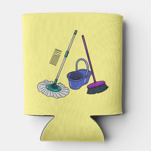 Cartoon-Abbildung Dosenkühler (Rückseite)