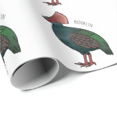 Cartoon-Abbildung eines gezapften Partridge Geschenkpapier (Rolleneckpunkt)