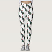 Cartoon-Abbildung eines gezapften Partridge Leggings (Vorderseite)