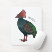 Cartoon-Abbildung eines gezapften Partridge Mousepad (Mit Mouse)