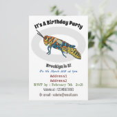 Cartoon-Abbildung Einladung (Stehend Vorderseite)