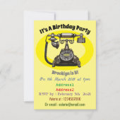 Cartoon-Abbildung Einladung (Vorderseite)