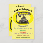 Cartoon-Abbildung Einladung (Vorne/Hinten)