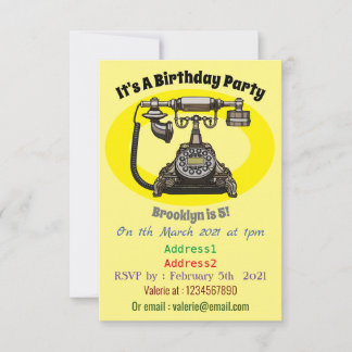 Cartoon-Abbildung Einladung