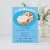 Cartoon-Abbildung Einladung (Stehend Vorderseite)