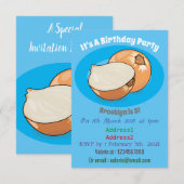 Cartoon-Abbildung Einladung (Vorne/Hinten)