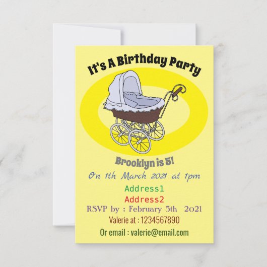 Cartoon-Abbildung Einladung (Vorderseite)