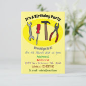 Cartoon-Abbildung Einladung (Stehend Vorderseite)