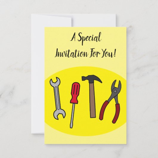 Cartoon-Abbildung Einladung (Rückseite)