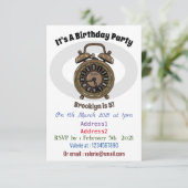 Cartoon-Abbildung Einladung (Stehend Vorderseite)