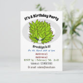 Cartoon-Abbildung Einladung (Stehend Vorderseite)