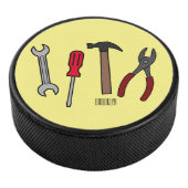 Cartoon-Abbildung Eishockey Puck (3/4)