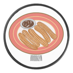 Cartoon-Abbildung Eishockey Puck