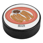 Cartoon-Abbildung Eishockey Puck (3/4)