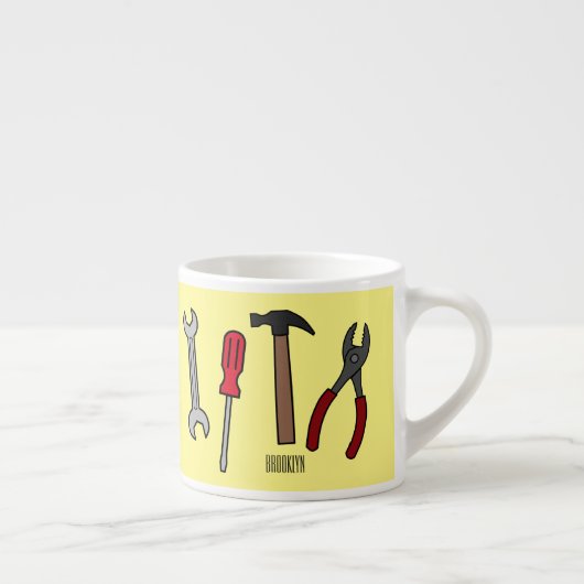 Cartoon-Abbildung Espressotasse (Rechts)