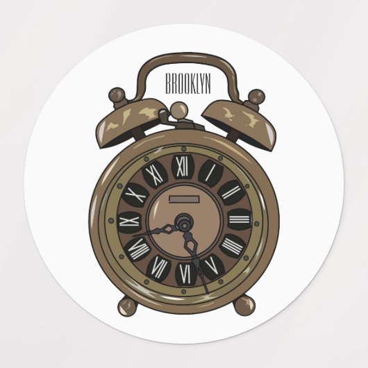 Cartoon-Abbildung Etiketten (Design 1)