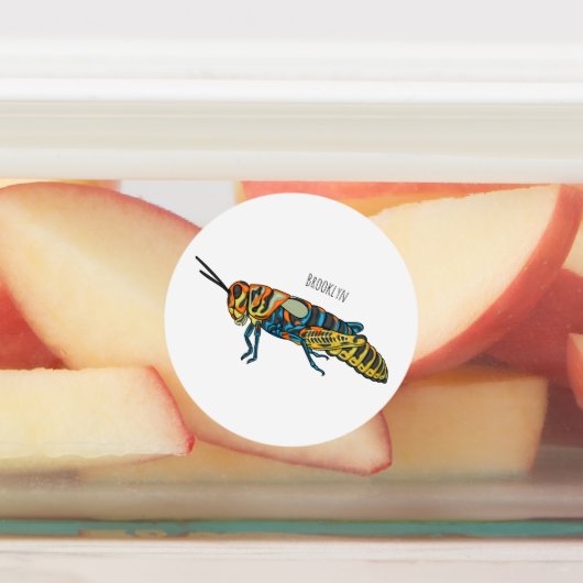 Cartoon-Abbildung Etiketten (Befestigt)