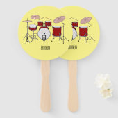 Cartoon-Abbildung Fächer (Vorne und Hinten)