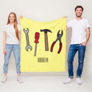 Cartoon-Abbildung Fleecedecke