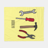 Cartoon-Abbildung Fleecedecke (Vorderseite (Horizontal))