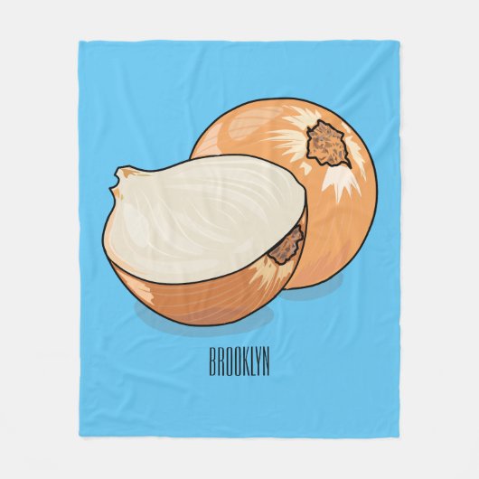 Cartoon-Abbildung Fleecedecke (Vorderseite)