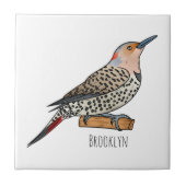 Cartoon-Abbildung Fliese (Vorderseite)