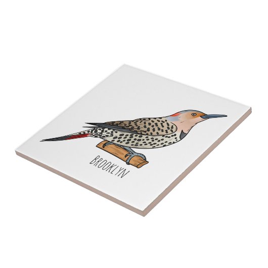 Cartoon-Abbildung Fliese (Seite)