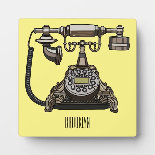 Cartoon-Abbildung Fotoplatte (Vorderseite)