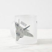 Cartoon-Abbildung für Kampfflugzeuge Mattglastasse (Vorderseite Links)