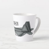 Cartoon-Abbildung für Kampfflugzeuge Milchtasse (Rechte Ecke)