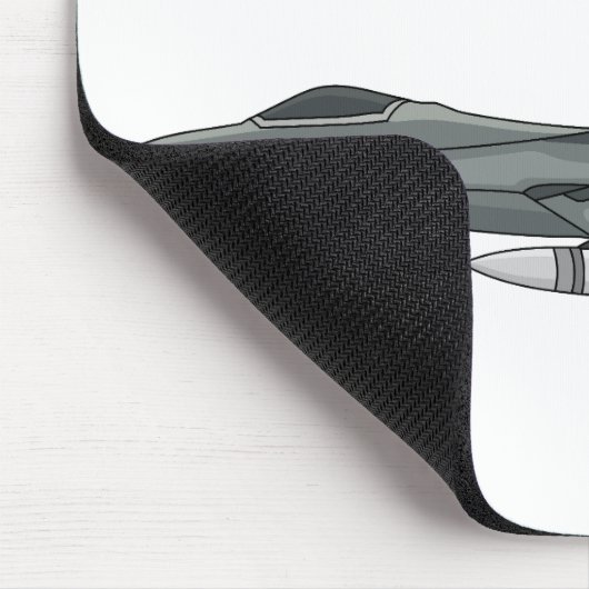 Cartoon-Abbildung für Kampfflugzeuge Mousepad (Ecke)